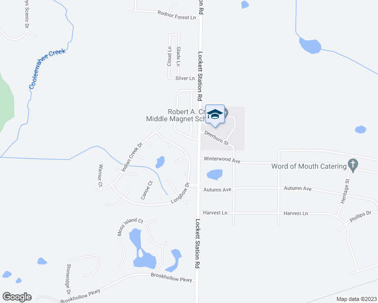map of restaurants, bars, coffee shops, grocery stores, and more near 519 Longbow Drive in Albany