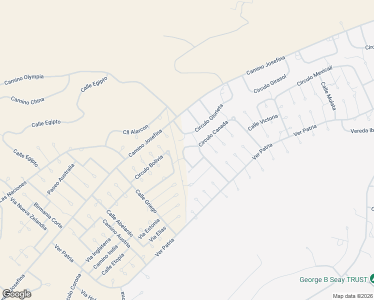 map of restaurants, bars, coffee shops, grocery stores, and more near 131 Via Venezuela in Rio Rico