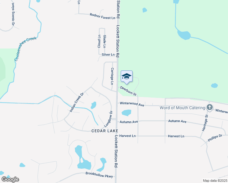 map of restaurants, bars, coffee shops, grocery stores, and more near 519 Longbow Drive in Albany
