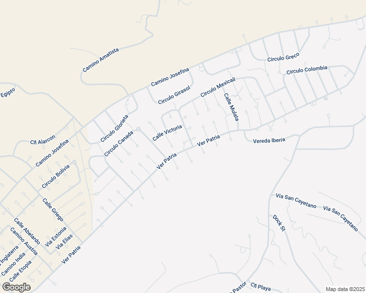 map of restaurants, bars, coffee shops, grocery stores, and more near 165 Colima Court in Rio Rico