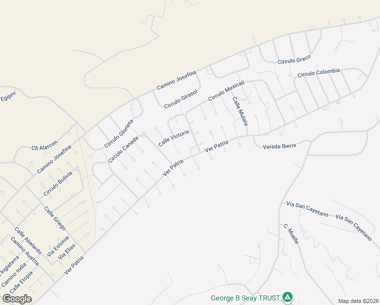 map of restaurants, bars, coffee shops, grocery stores, and more near 165 Colima Court in Rio Rico