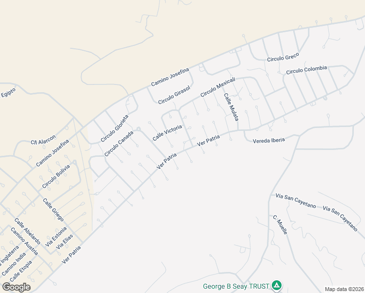 map of restaurants, bars, coffee shops, grocery stores, and more near 165 Colima Court in Rio Rico