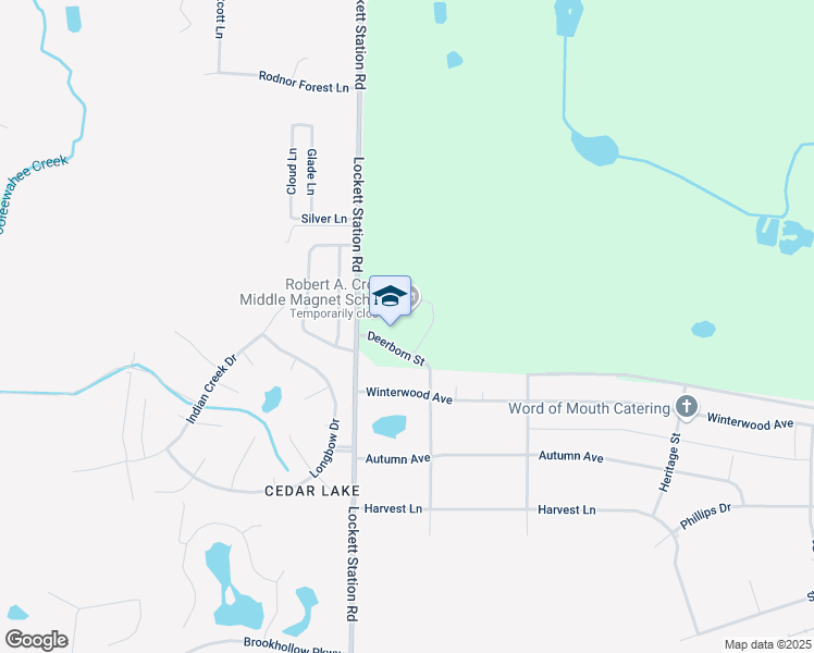 map of restaurants, bars, coffee shops, grocery stores, and more near 324 Lockett Station Road in Albany