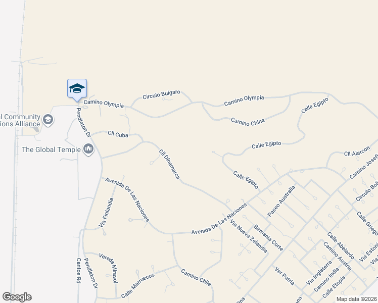 map of restaurants, bars, coffee shops, grocery stores, and more near 56 Cll Dinamarca in Rio Rico