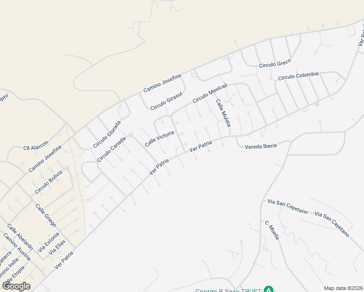 map of restaurants, bars, coffee shops, grocery stores, and more near 165 Colima Court in Rio Rico