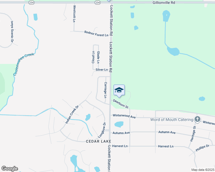 map of restaurants, bars, coffee shops, grocery stores, and more near 308 Carriage Lane in Albany