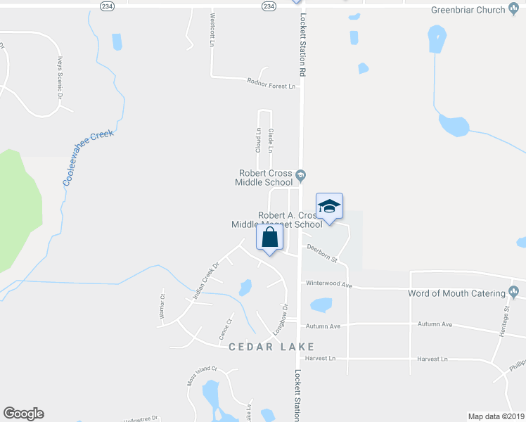 map of restaurants, bars, coffee shops, grocery stores, and more near 325 Station Crossing Drive in Albany