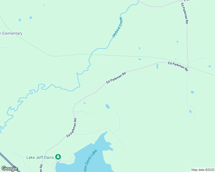 map of restaurants, bars, coffee shops, grocery stores, and more near Ed Parkman Road in Prentiss