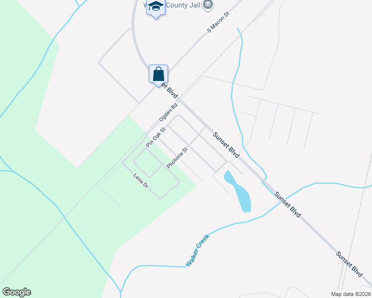 map of restaurants, bars, coffee shops, grocery stores, and more near 210 Photoria Street in Jesup