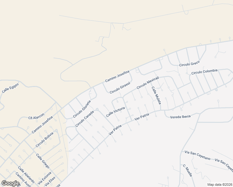 map of restaurants, bars, coffee shops, grocery stores, and more near 1862 Circulo Girasol in Rio Rico