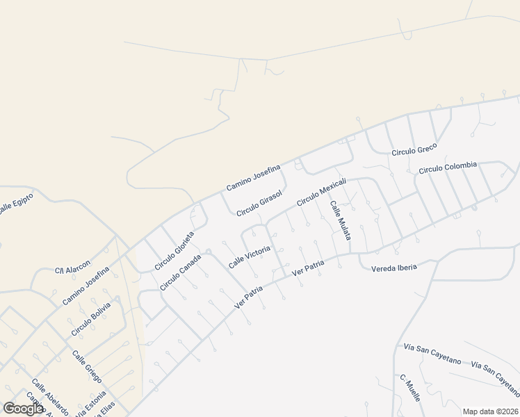 map of restaurants, bars, coffee shops, grocery stores, and more near 1862 Circulo Girasol in Rio Rico