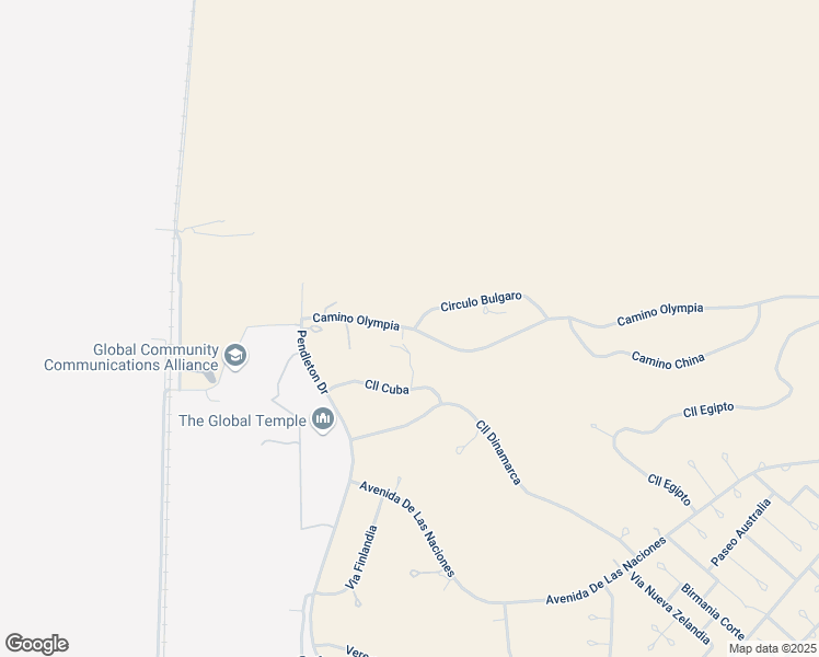 map of restaurants, bars, coffee shops, grocery stores, and more near 23 Camino Olympia in Rio Rico