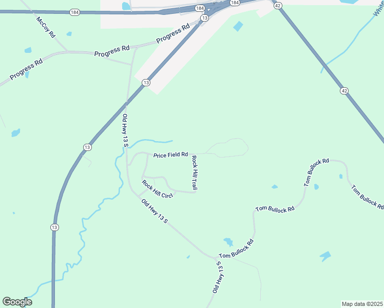 map of restaurants, bars, coffee shops, grocery stores, and more near Price Field Road in Jefferson Davis County