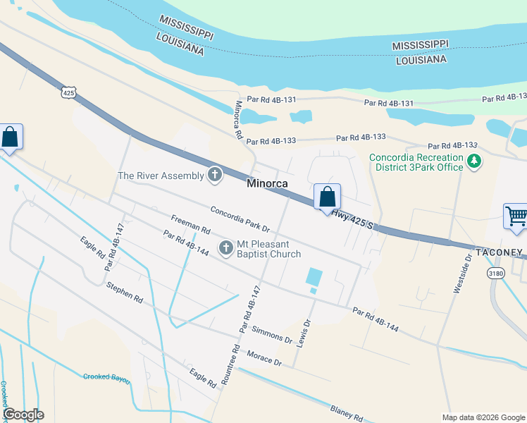 map of restaurants, bars, coffee shops, grocery stores, and more near 4614 U.S. 84 in Vidalia