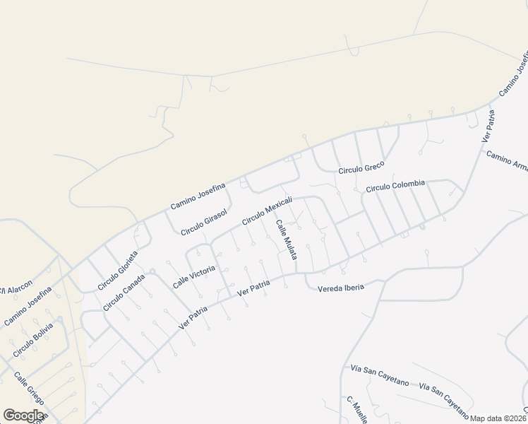 map of restaurants, bars, coffee shops, grocery stores, and more near Circulo Mexicali in Rio Rico