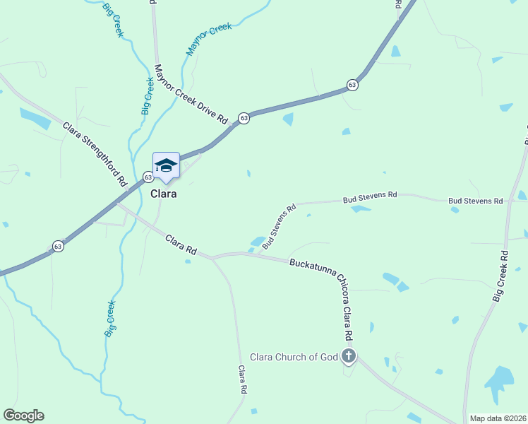 map of restaurants, bars, coffee shops, grocery stores, and more near 48 Bud Stevens Road in Waynesboro