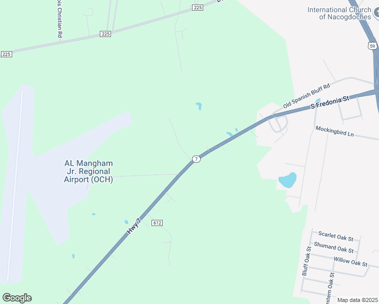 map of restaurants, bars, coffee shops, grocery stores, and more near 4312 Texas 7 in Nacogdoches