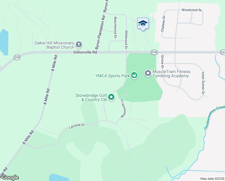 map of restaurants, bars, coffee shops, grocery stores, and more near 209 Stonegate Drive in Albany