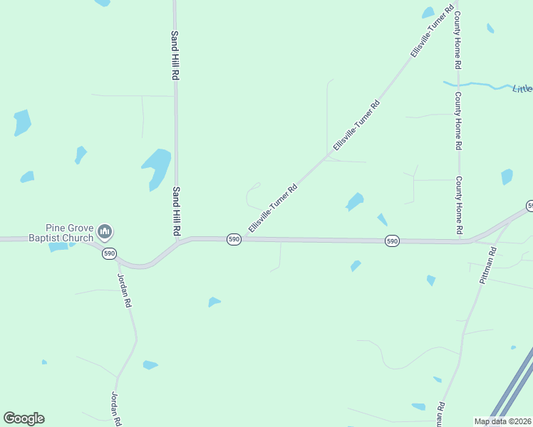 map of restaurants, bars, coffee shops, grocery stores, and more near 41 Ellisville-Turner Road in Ellisville