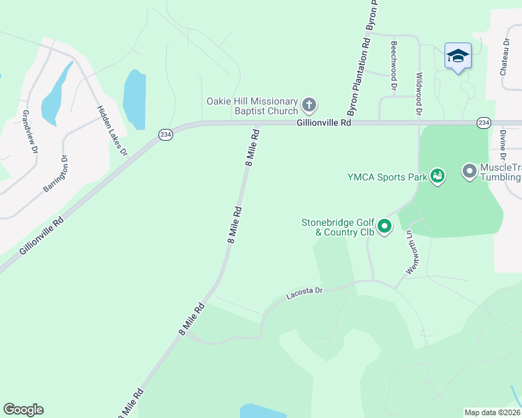map of restaurants, bars, coffee shops, grocery stores, and more near 116 8 Mile Road in Albany
