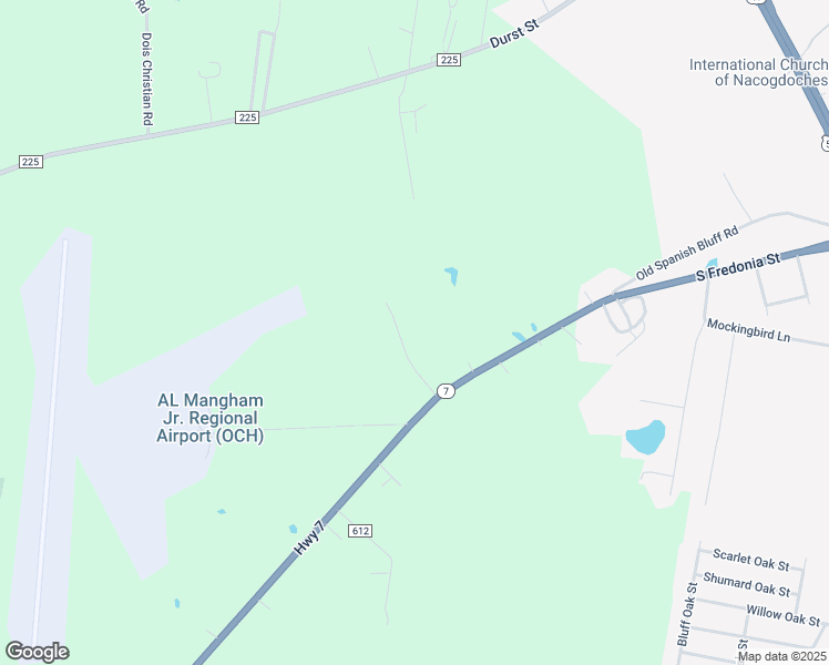 map of restaurants, bars, coffee shops, grocery stores, and more near 4312 Texas 7 in Nacogdoches