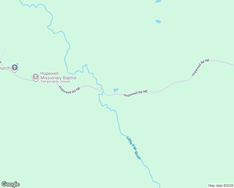 map of restaurants, bars, coffee shops, grocery stores, and more near Hopewell Road Northeast in Brookhaven