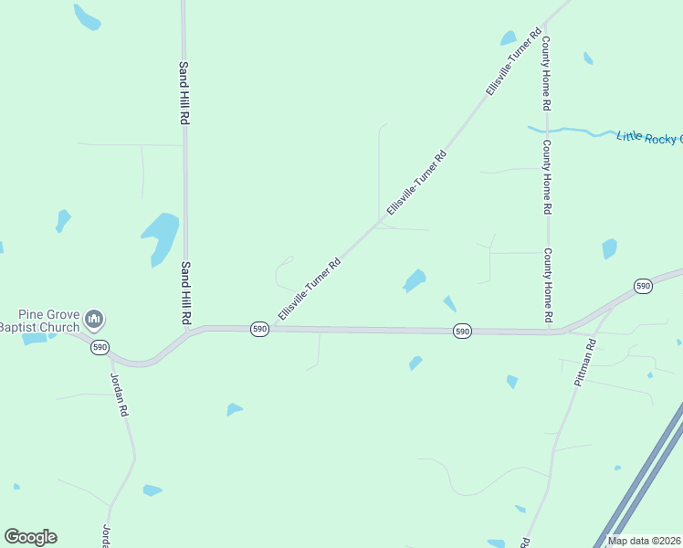 map of restaurants, bars, coffee shops, grocery stores, and more near 41-95 Ellisville-Turner Road in Ellisville