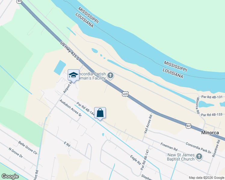 map of restaurants, bars, coffee shops, grocery stores, and more near 140-156 Furr Road in Vidalia