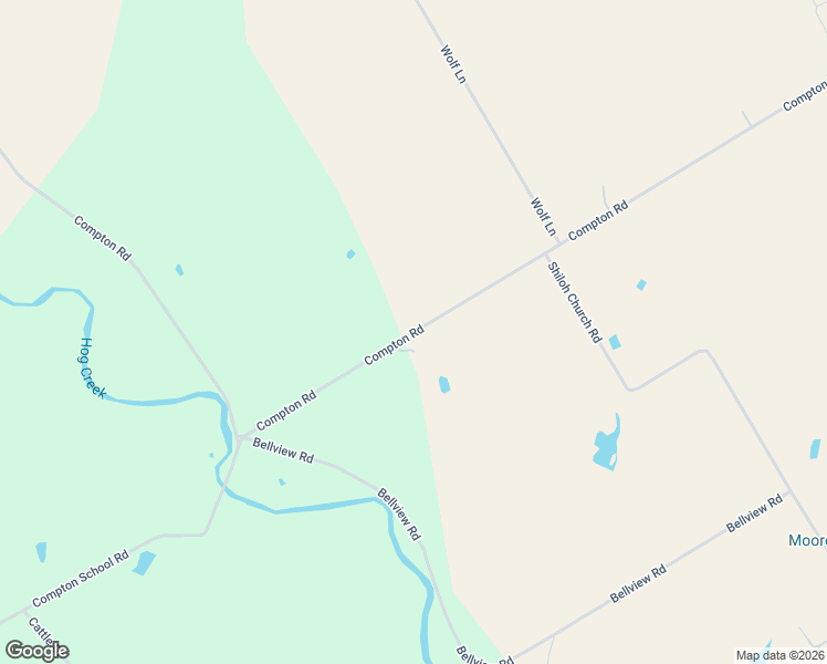 map of restaurants, bars, coffee shops, grocery stores, and more near Compton Road in Crawford