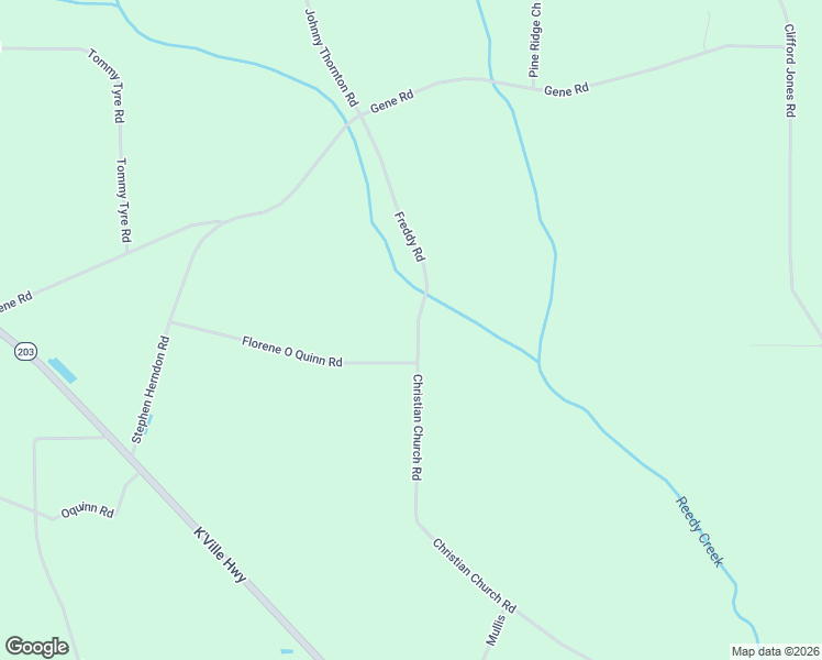 map of restaurants, bars, coffee shops, grocery stores, and more near 540 Freddy Road in Odum