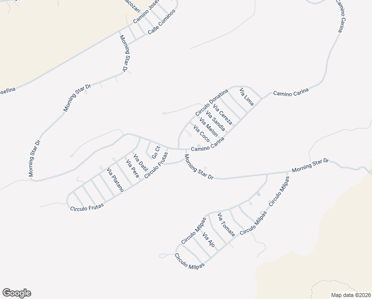 map of restaurants, bars, coffee shops, grocery stores, and more near Camino Carina in Rio Rico