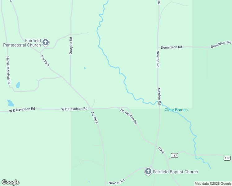 map of restaurants, bars, coffee shops, grocery stores, and more near 169 HL Newton Road in Dry Prong
