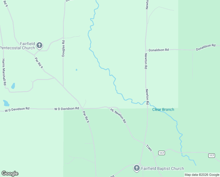map of restaurants, bars, coffee shops, grocery stores, and more near 169 HL Newton Road in Dry Prong