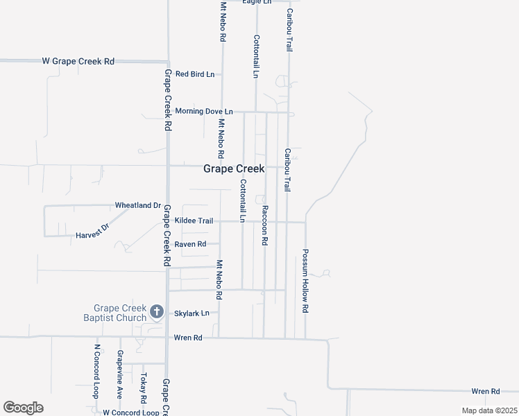map of restaurants, bars, coffee shops, grocery stores, and more near 10233 Raccoon Rd in San Angelo