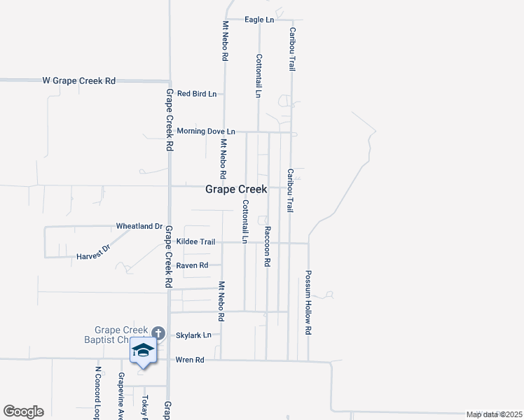 map of restaurants, bars, coffee shops, grocery stores, and more near 10233 Raccoon Rd in San Angelo