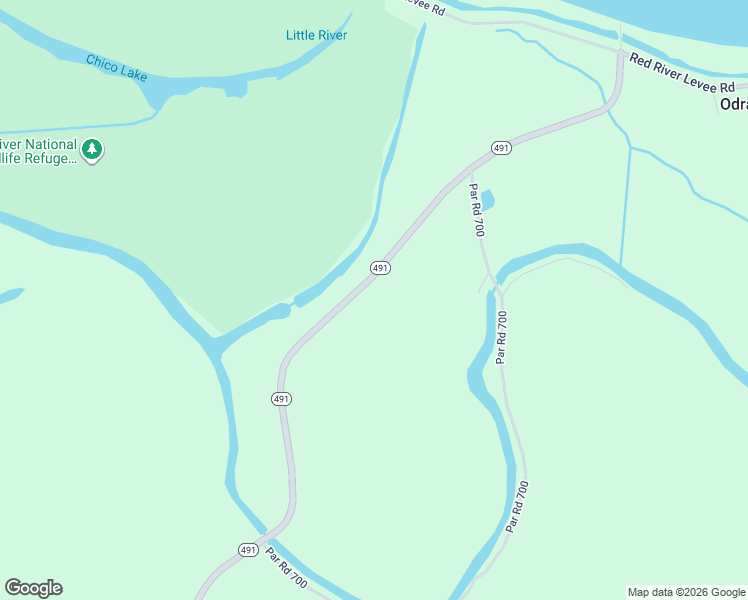 map of restaurants, bars, coffee shops, grocery stores, and more near 2402-2598 Louisiana 491 in Cloutierville