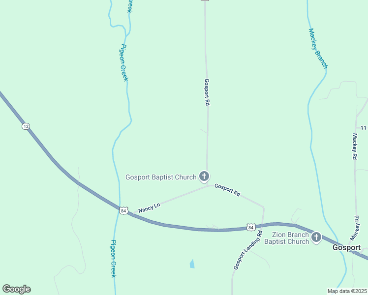 map of restaurants, bars, coffee shops, grocery stores, and more near 661 Gosport Road in Whatley