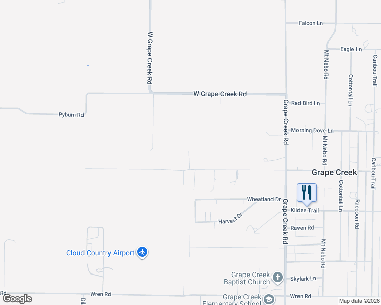 map of restaurants, bars, coffee shops, grocery stores, and more near 8058 Evergreen Ln in San Angelo