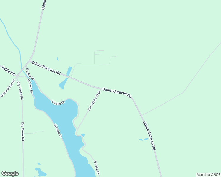 map of restaurants, bars, coffee shops, grocery stores, and more near 7650 Odum Screven Road in Screven