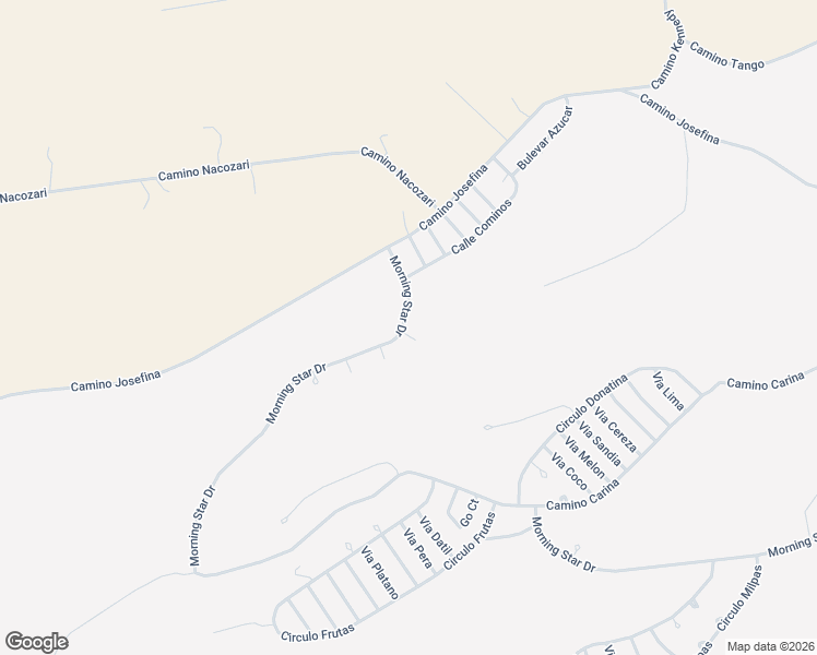 map of restaurants, bars, coffee shops, grocery stores, and more near 832 Morning Star Drive in Rio Rico