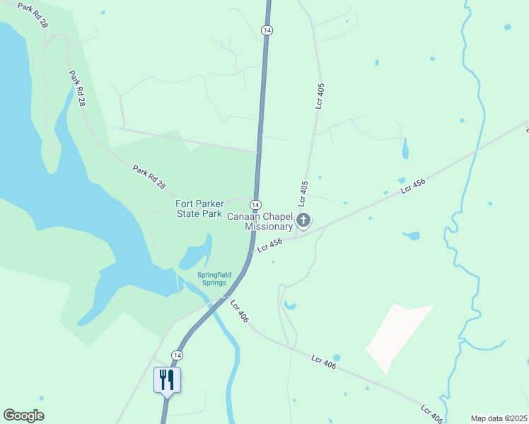 map of restaurants, bars, coffee shops, grocery stores, and more near 3126 Highway 14 in Mexia