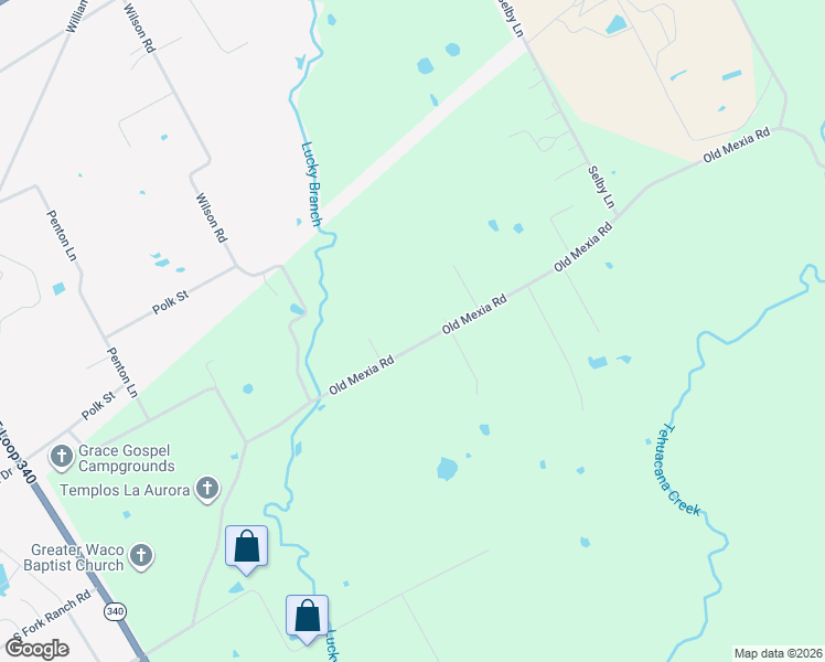 map of restaurants, bars, coffee shops, grocery stores, and more near 979 Old Mexia Road in Waco