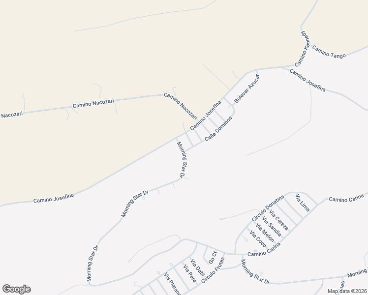 map of restaurants, bars, coffee shops, grocery stores, and more near 34 Morning Star Drive in Rio Rico