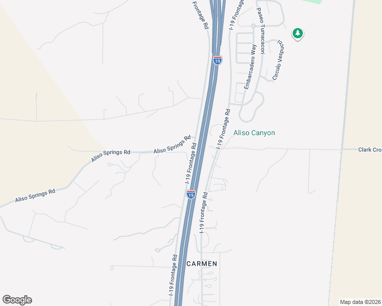 map of restaurants, bars, coffee shops, grocery stores, and more near 2038 West Frontage Road in Tubac