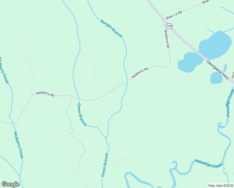 map of restaurants, bars, coffee shops, grocery stores, and more near 977 Mulberry Road in Brantley