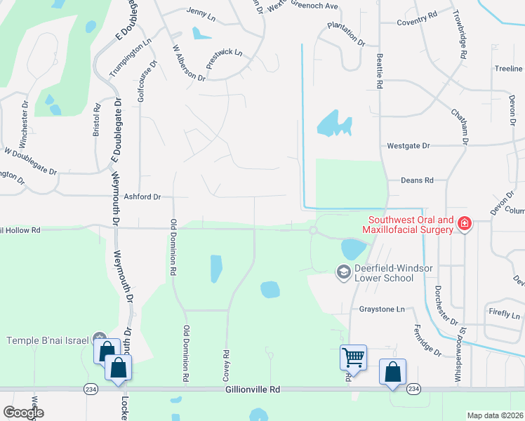 map of restaurants, bars, coffee shops, grocery stores, and more near 3633 Quail Hollow Rd in Albany