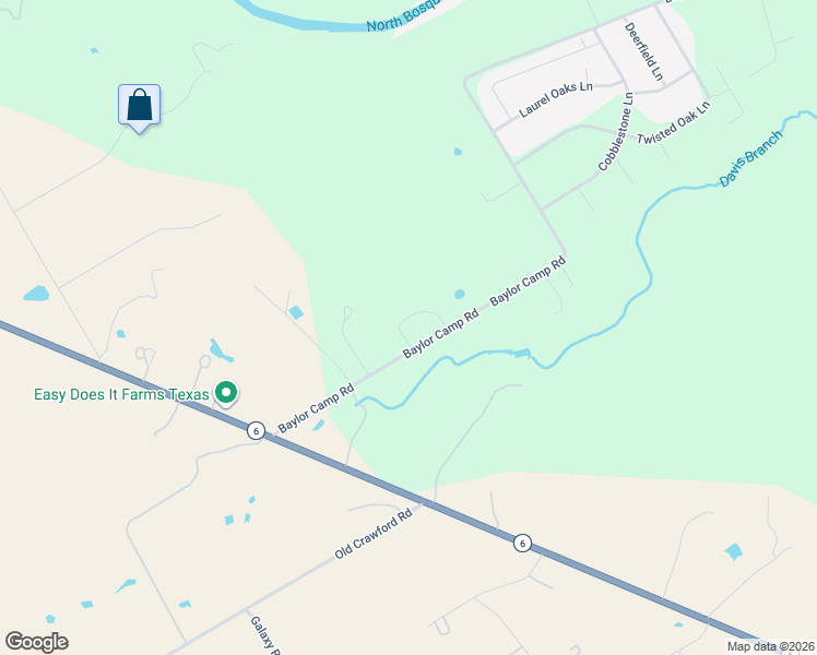 map of restaurants, bars, coffee shops, grocery stores, and more near 4732 Baylor Camp Rd in Crawford