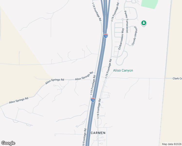 map of restaurants, bars, coffee shops, grocery stores, and more near 2038 West Frontage Road in Tubac