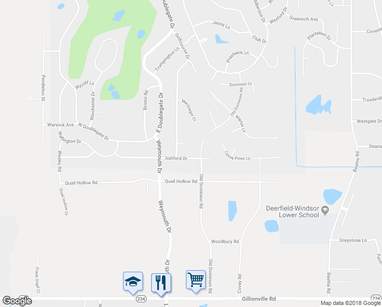 map of restaurants, bars, coffee shops, grocery stores, and more near 2311 Ashford Dr in Albany