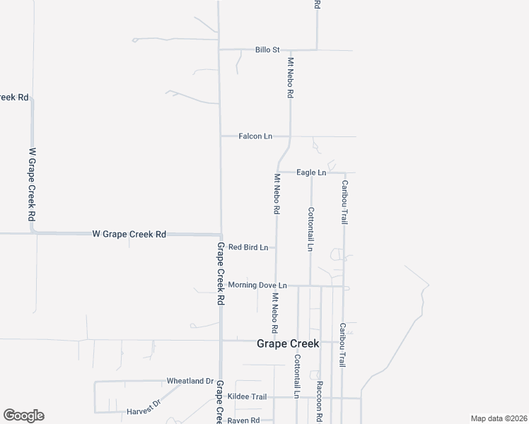 map of restaurants, bars, coffee shops, grocery stores, and more near 10757 Mount Nebo Road in San Angelo